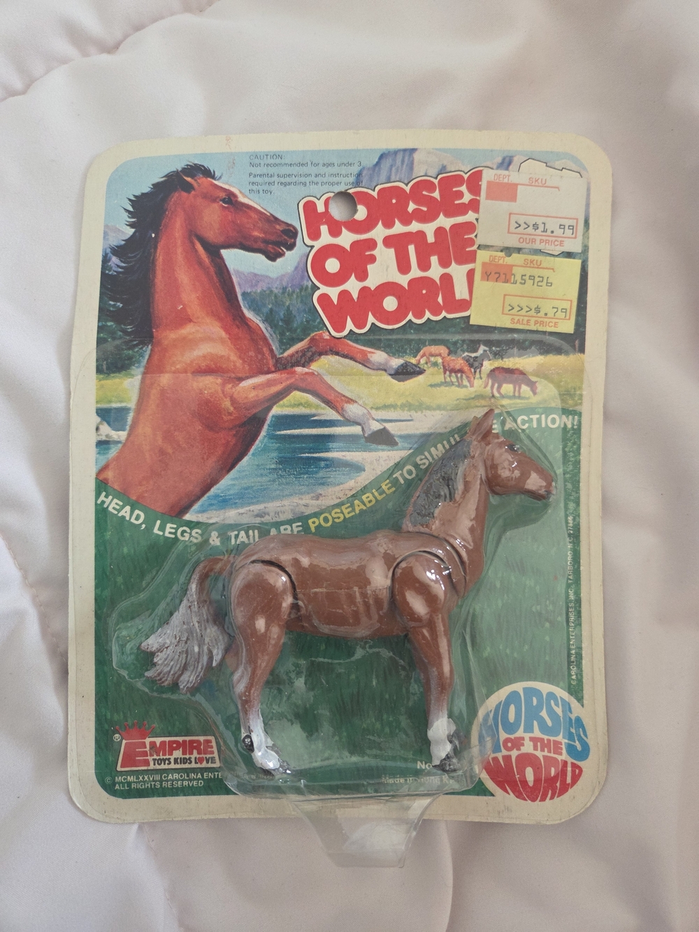 1978 Horses of the World Poseable Brown Toy Horse